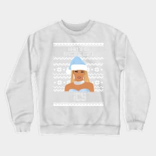 Icy Girl Christmas Holiday Season Saweetie Fan Art Crewneck Sweatshirt